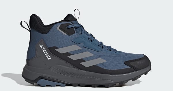 adidas Terrex Anylander Mid Rain.Rdy Hiking Sneakers - Blue | Free