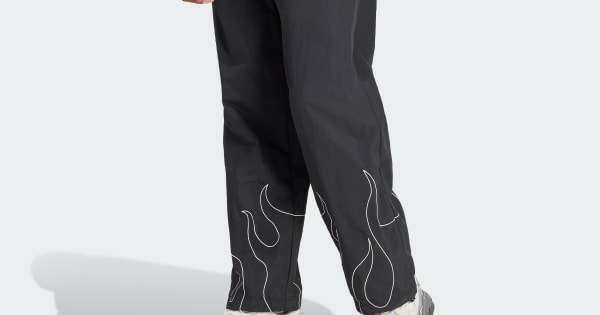 adidas Flames Track Pants - Black | Free Shipping with adiClub