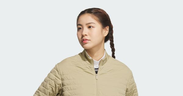 アディダス 【ゴルフ】WIND. RDY 保温 中わた BOS ロゴ キルト