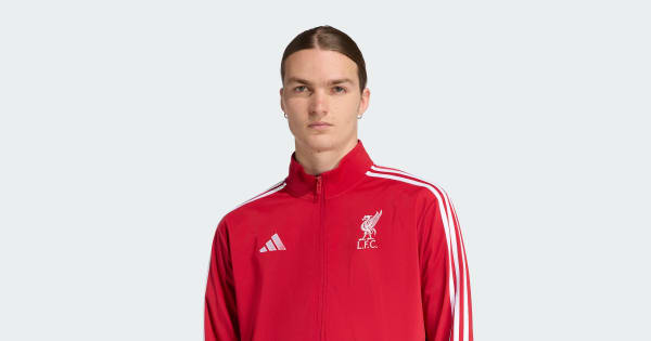 LIVERPOOL FC アディダストラックジャケット 赤 Reds Liverpool adidas DNA Full-Zip Track Jacket - Red