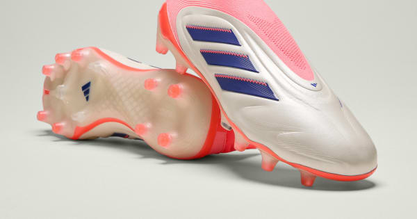 adidas Copa Pure 3 Elite Bağcıksız Çim Saha Kramponu - Beyaz