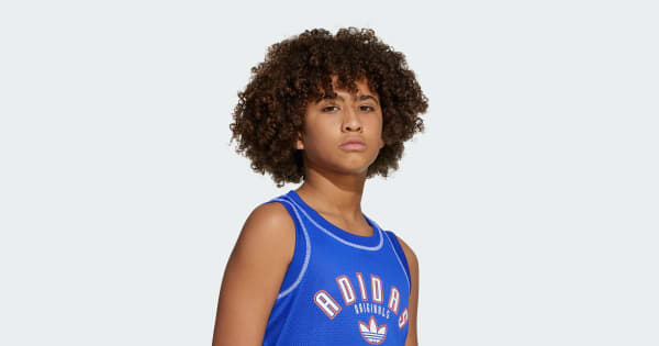 adidas Mesh Tank Kids - Blue | Free Shipping with adiClub | adidas