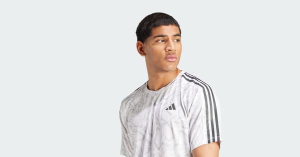 adidas AEROREADY Tee - White | Free Shipping with adiClub | adidas US