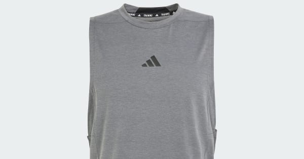 DÃ©bardeur d'entraÃ®nement Designed for Training Gris adidas