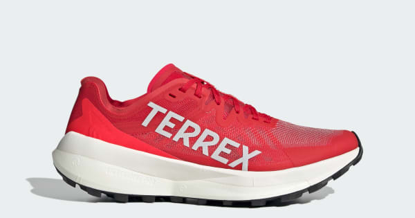 runrei☆ adidas Terrex Agravic Speed Trail Running Sneakers - Red | Free