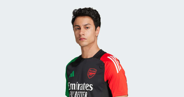 adidas Arsenal Tiro 24 Training Jersey - Black | Free