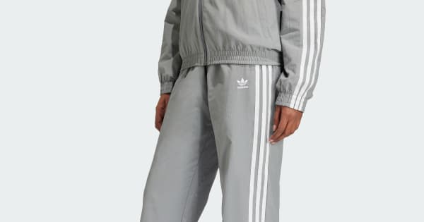 アディダス アディダス オリジナルス ウーブントラックパンツ - グレー