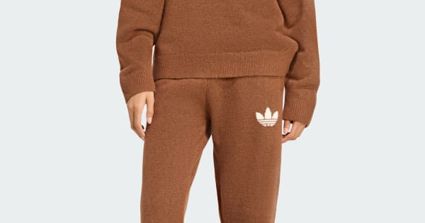 adidas Originals Athletic Dept Knitted Pants - Brown | Free