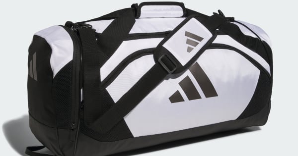 adidas Team Issue 2 Duffel Bag Medium - White | Free Shipping with