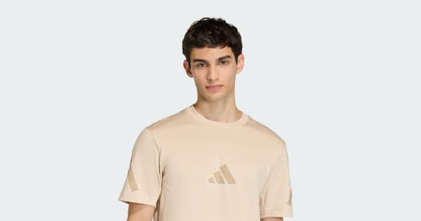 adidas Z.N.E. Tee - Beige | Free Shipping with adiClub