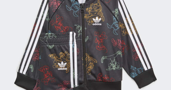 adidas Disney Mickey and Friends SST Set Black adidas Australia