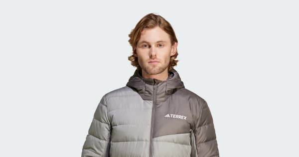 Jaqueta Capuz Pluma Leve Terrex Multi - Cinza adidas | adidas Brasil