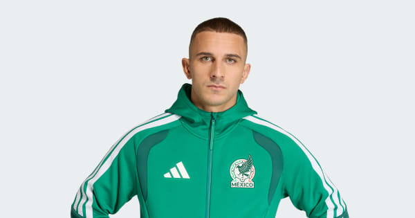 adidas Mexico 26 Tiro Pro Hoodie - Green | Free Shipping with
