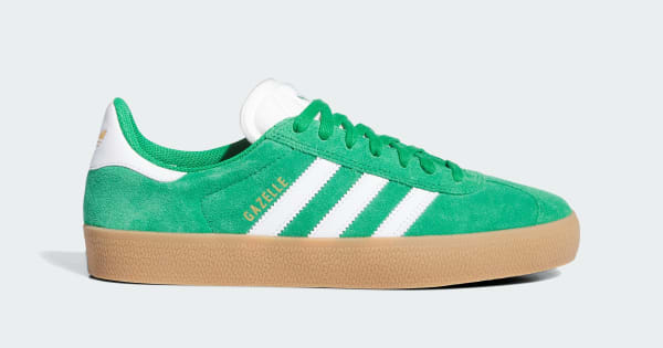 adidas Gazelle ADV Shoes - Green | Free Shipping with adiClub