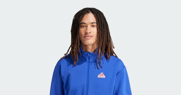 ジャケット・アウター Trendt Vision Velour Track Jacket Blue S Velour Track Jacket Blue – Trendt Vision