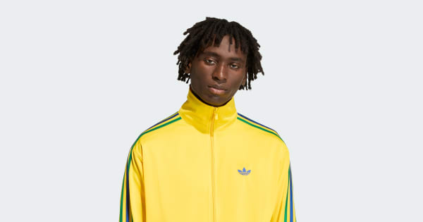 adidas Firebird Track Top - Yellow | Free Shipping with adiClub