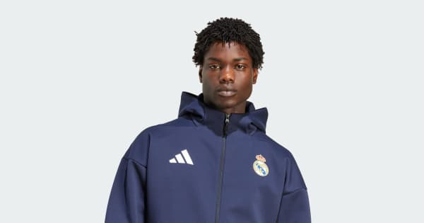 Real Madrid ADIDAS Jaqueta Hino Azul adidas adidas Brasil