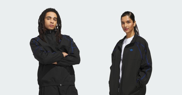 adidas Skateboarding Gazelle Premiere Track Jacket - Black