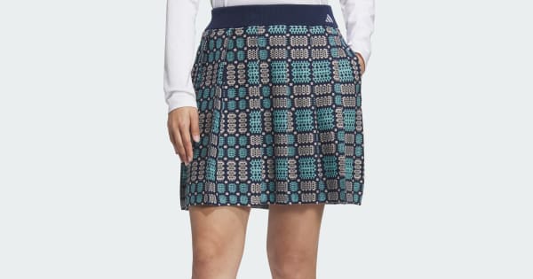 アディダス 【ゴルフ】フルファッション プリーツスカート_45 - ブルー