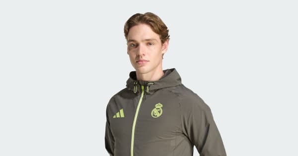 adidas Real Madrid Tiro 25 Competition Vis Tech Travel Jacket