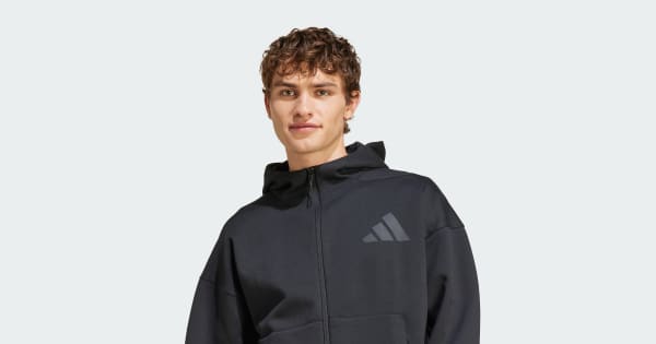 adidas Z.N.E. Full-Zip Hooded Track Jacket - Black | Free Shipping adidas Z.N.E. Full-Zip Hooded Track Jacket - Black | Free Shipping
