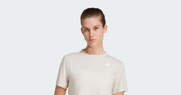 adidas Camiseta de Entrenamiento Train Essentials Boxy Beige