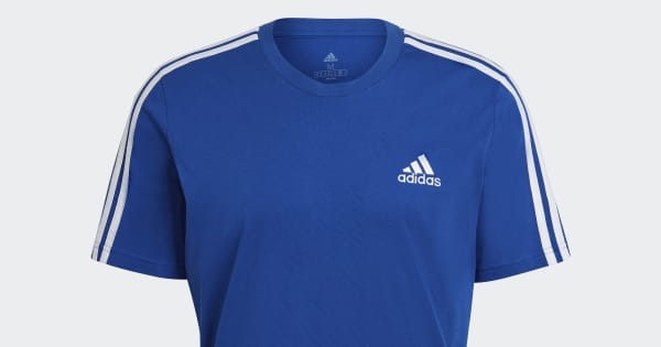 adidas Essentials 3-Stripes Tee Blue adidas Philippines