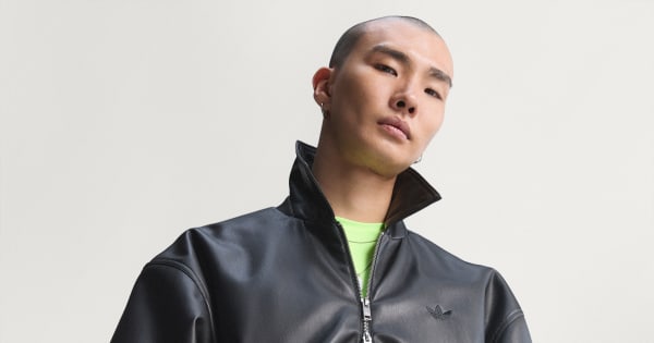 アディダス プレミアム エッセンシャルズ プレザー ボンバージャケット