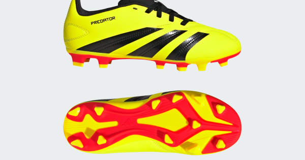 adidas Predatorfgイエロー/ブラック25.5cm　紐なし Chuteira_Predator_24_League_So