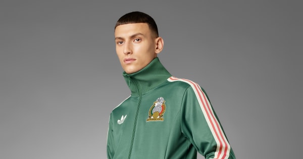 アディダス メキシコ ベッケンバウアー トラックトップ - グリーン