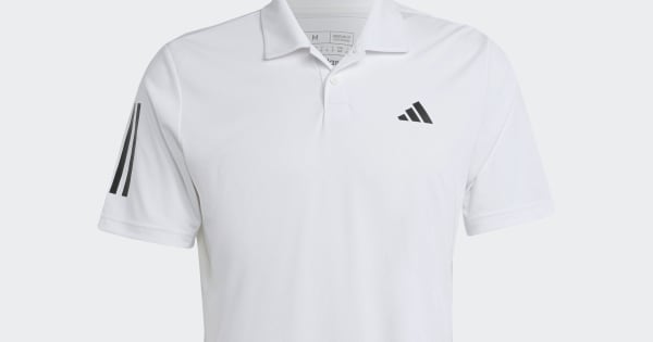 アディダス クラブ スリーストライプス テニス ポロシャツ - ホワイト