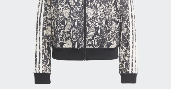 adidas Python Allover Print Track Jacket - Black | Free Shipping