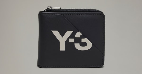 Y-3 財布 ブラック Y-3 2025年秋冬入荷 ワイスリー WALLET BLACK 財布 本革レザー 小銭