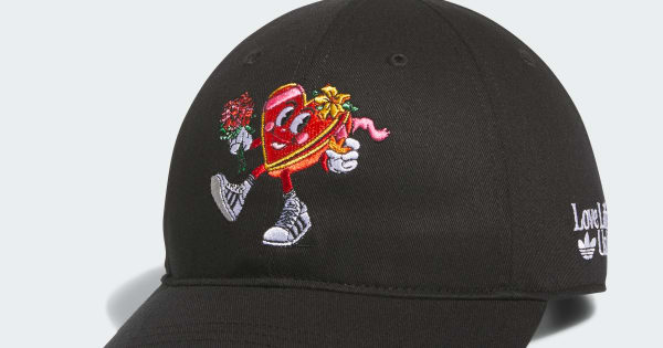 adidas Love Lifts Strapback Hat - Black | Free Shipping with