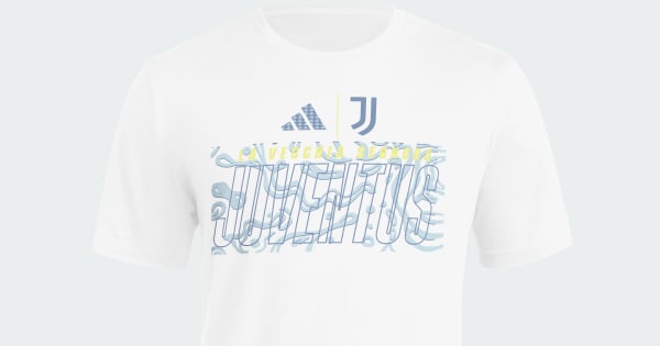 adidas Juventus Graphic Tee - White | Free Shipping with adiClub