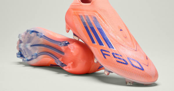adidas F50 Elite Schnürlose Fußballschuhe Feste Böden - Orange