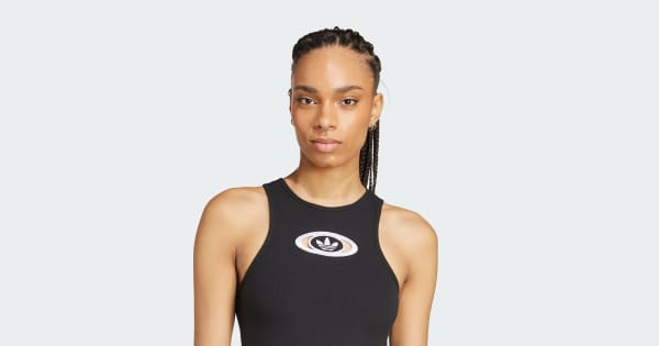 アディダス アディダス オリジナルス タンクトップ - ブラック