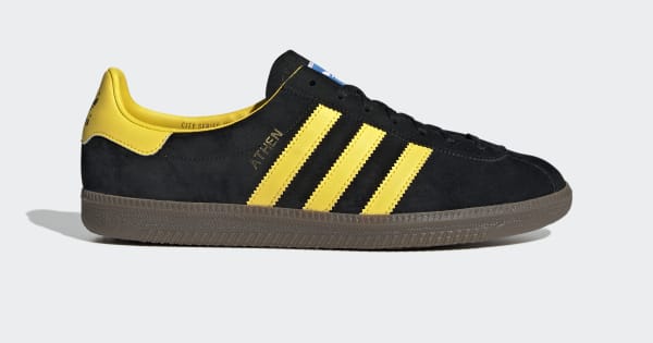 adidas 黒/黄 スニーカーATHEN Athen_Shoes_Black_H01812_01_st