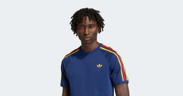 adidas 3-STRIPES T-Shirt - Blue | adidas UK