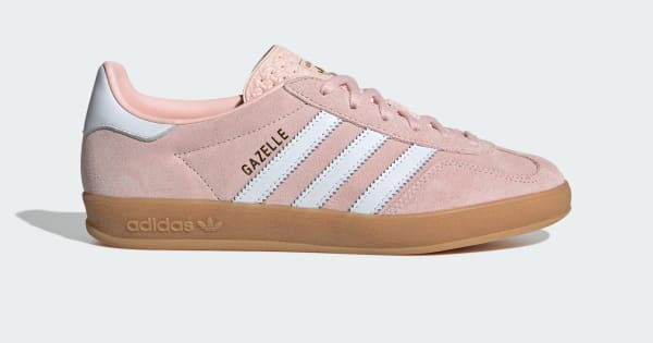 美品 adidas Gazelle Indoor W ピンク24,0 スウェード Gazelle_Indoor_Shoes_Pink_IH54