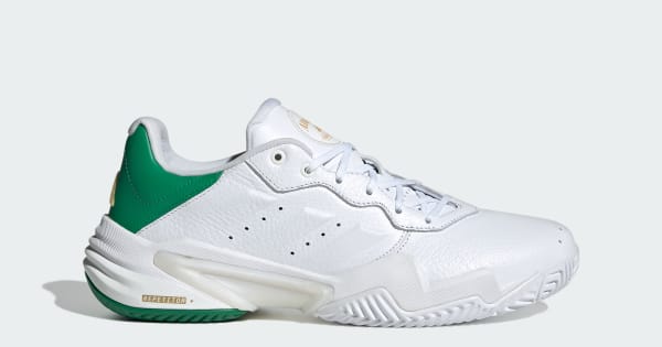 adidas Buty Barricade 13 Leather Tennis - Bialy | adidas Poland