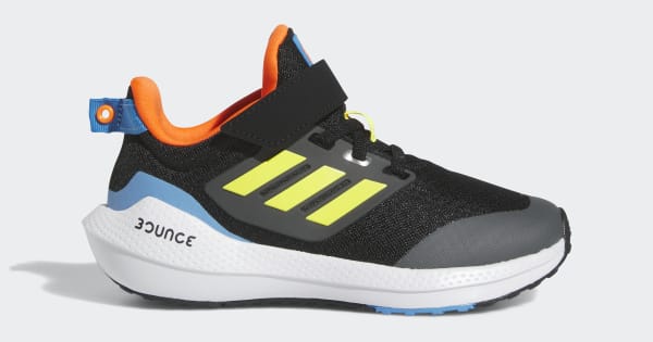 Black EQ21 Run 2.0 Bounce Sport Running Elastic-Lace with