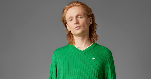 アディダス　ゴルフウェア　セーター アディダス 【オリジナルスゴルフ】Vネック セーター - グリーン