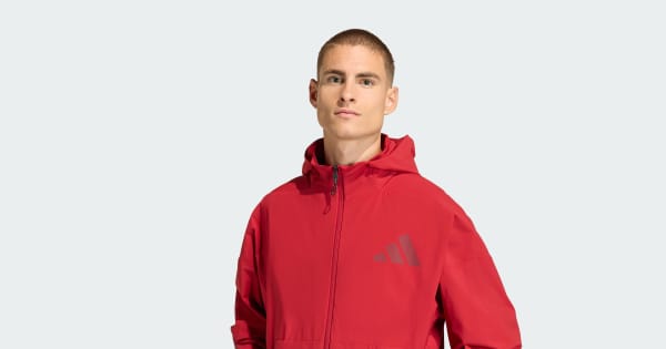 ADIDAS Z.N.E. WOVEN TRACK TOP - Burgundy | Free Shipping with