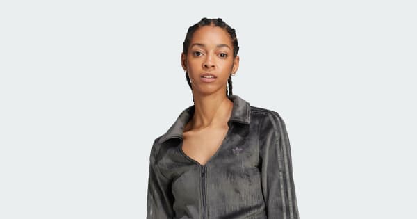 アディダス リブ カーディガン - グレー | アディダス ジャパン