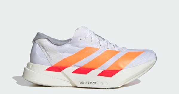 DIOS PRO−C adidas Adizero Adios Pro 4 Shoes - White | Free Shipping with