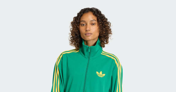 adidas FIREBIRD TRACK TOP LOOSE - Green | Free Shipping with adiClub