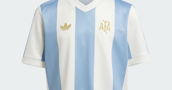 アディダス アルゼンチン アニバーサリージャージー キッズ - ブルー