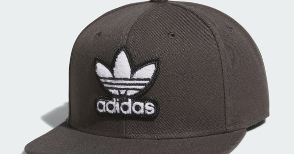 Trefoil_Chenille_Snapback_Grey