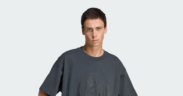 ADIDAS ORIGINALS & ALL BLACKS LOOSE GRAPHIC TEE - Grey | Free